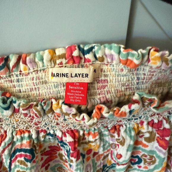 Marine Layer Corinne Maxi Skirt & Matching Top, Size Medium, Paisley Print - Picture 9 of 11